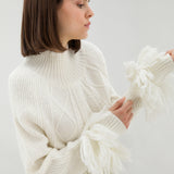 Lanidor Fringed Sweater Ivory