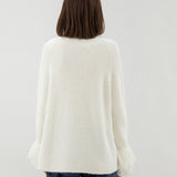Lanidor Fringed Sweater Ivory