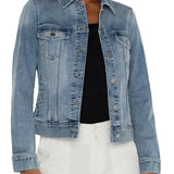 Liverpool Classic Jean Jacket In Carrillo