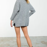 THML Osman Sweater Heather Grey