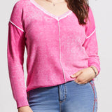 Tribal Clothing Pink Washed Sweater