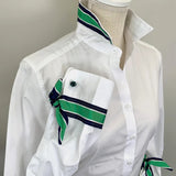 Scout Style Audrey Green Ribbon Top