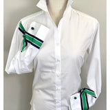 Scout Style Audrey Green Ribbon Top