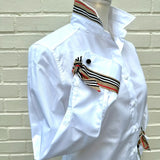 Scout Style Audrey Khaki Ribbon Top